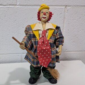 Vintage 1988 Clothtique 11" Clown by Possible Dreams